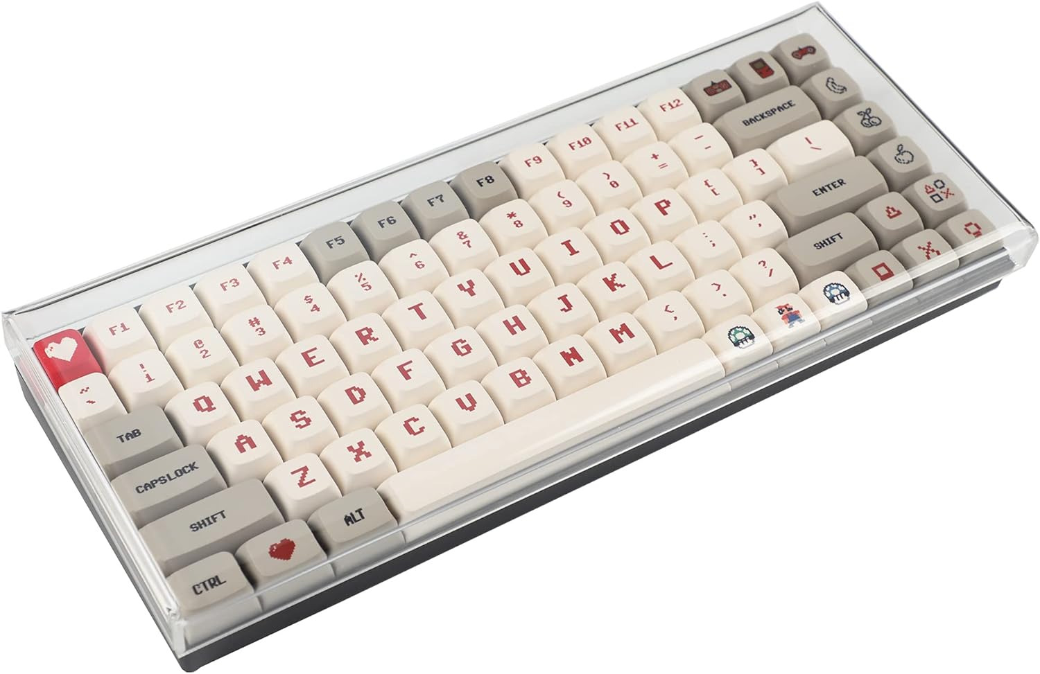 Mechanical Keyboard Dust Cover Keycap Lid Acrylic for 75% Mechanical Keyboard 84