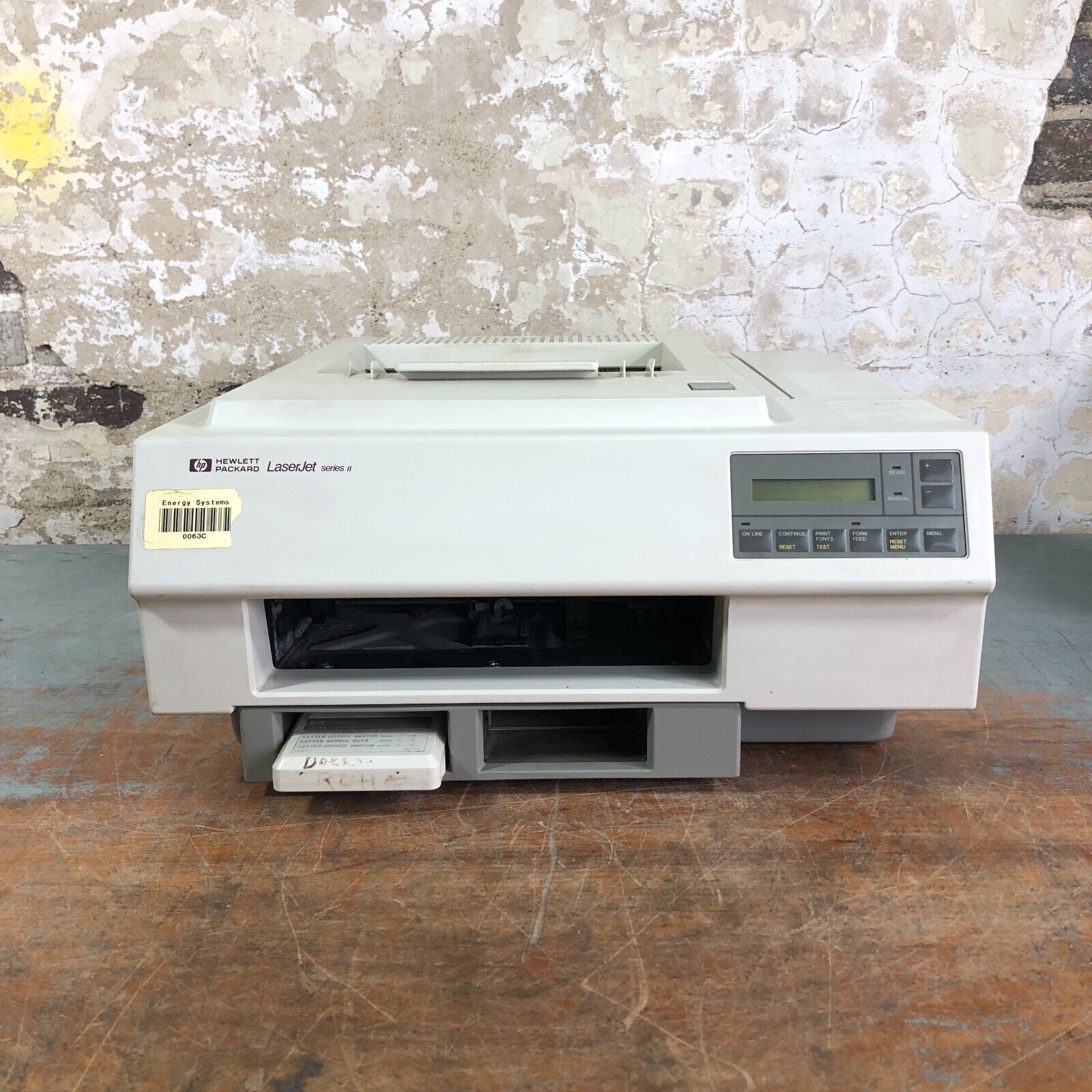 Vintage Hewlett Packard HP LaserJet II 33440A Printer - WORKS