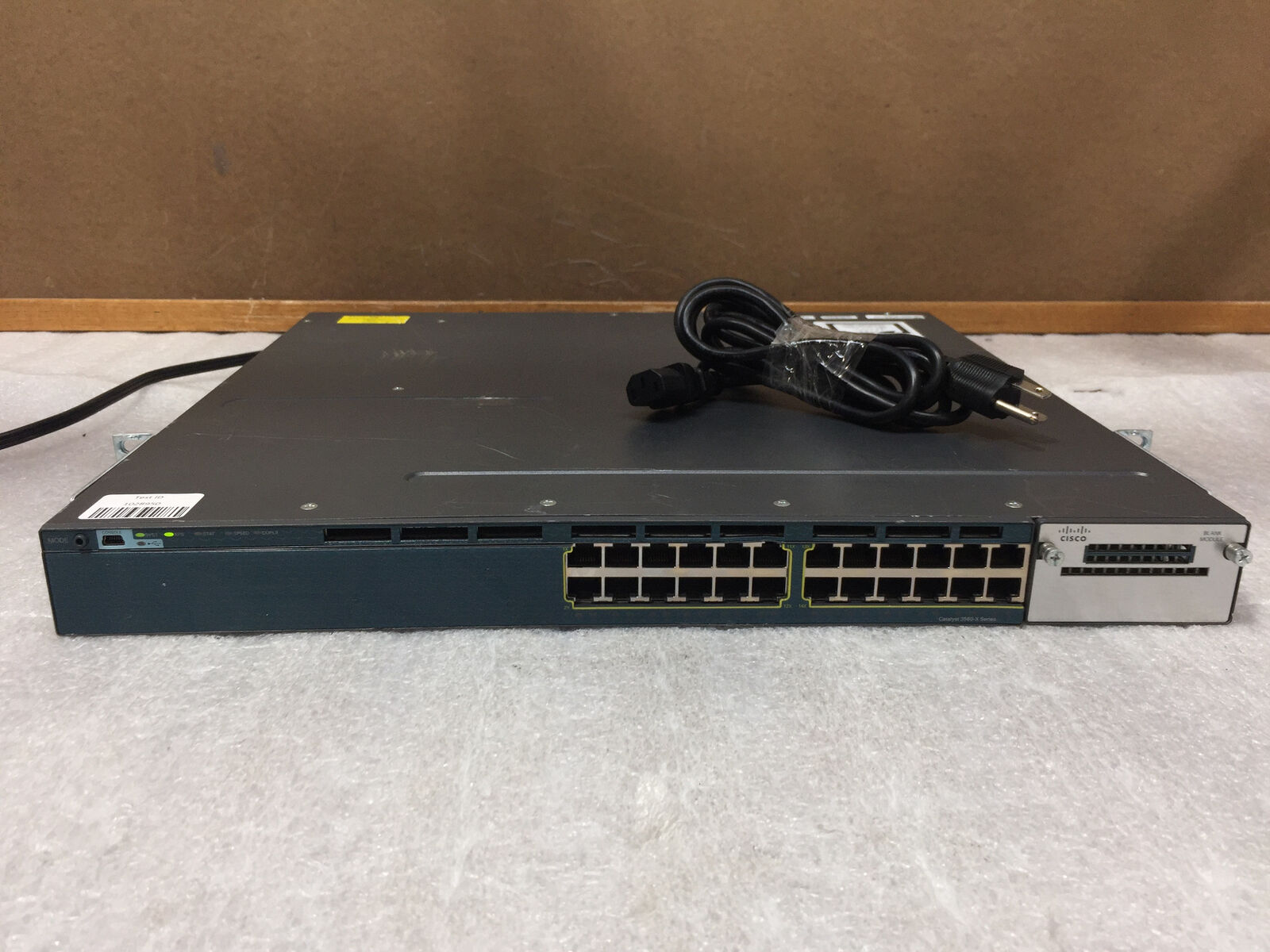 Cisco Catalyst 3560X 24-Port Gigabit WS-C3560X-24T-S V02 Network Switch --TESTED