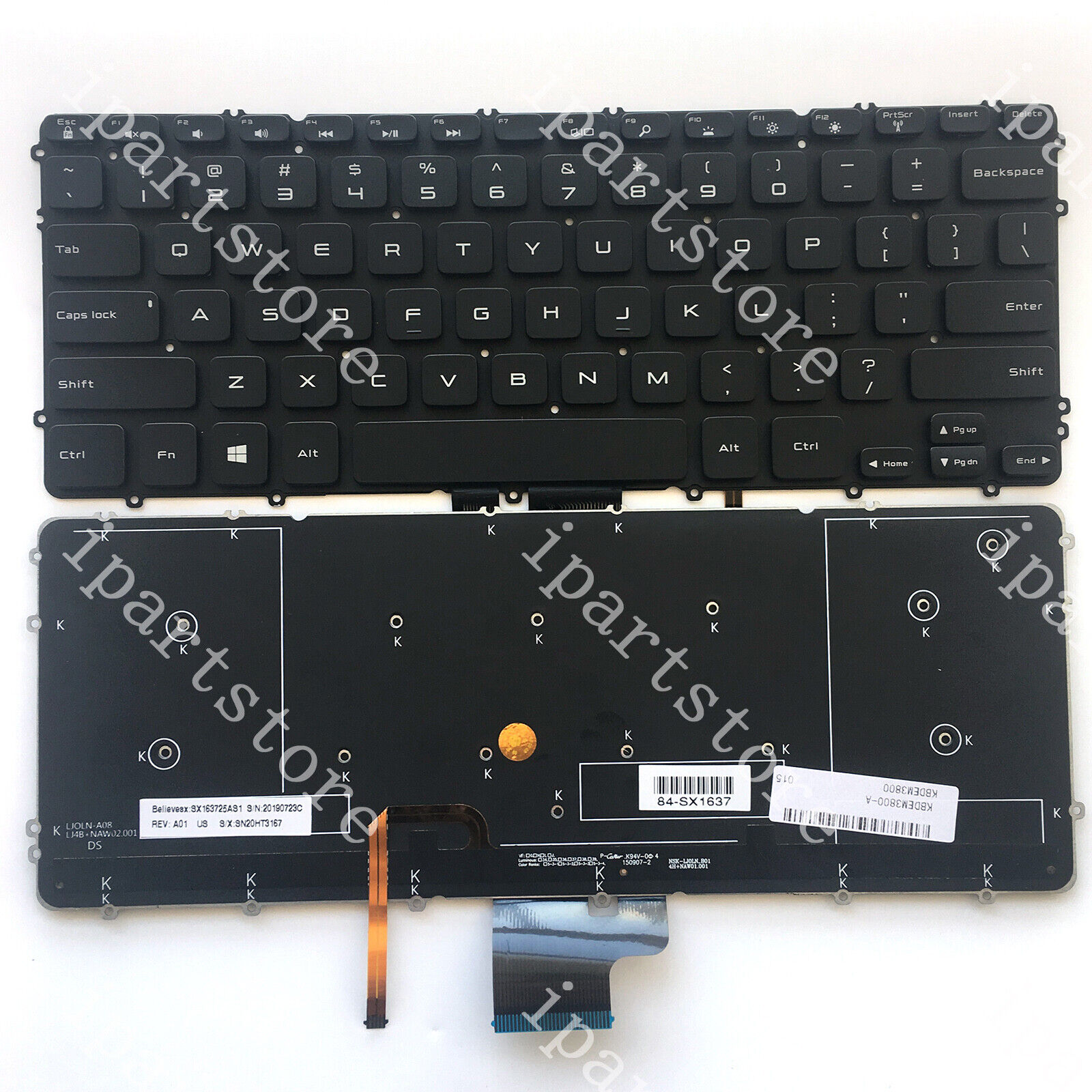 New Keyboard For Dell XPS 15 9530 M3800 P31F 9530B With Backlit Black HYYWM US