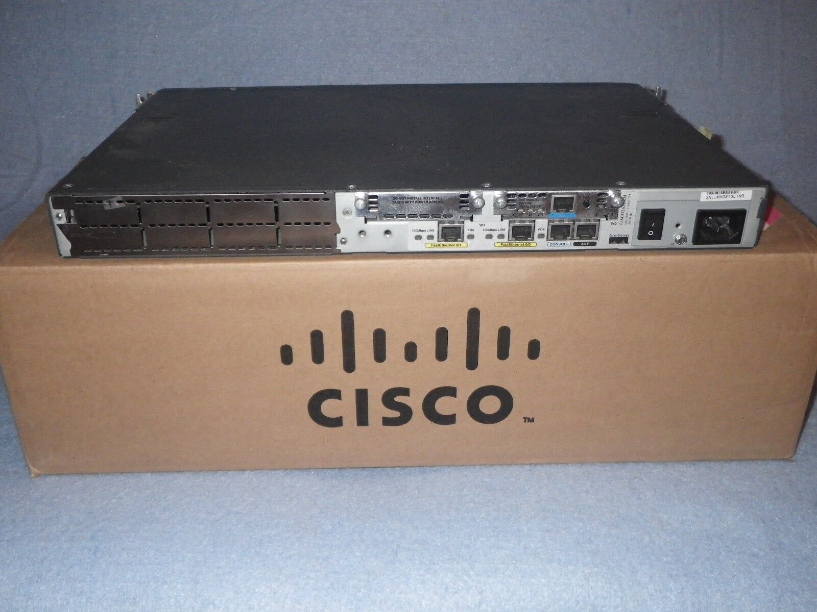 Cisco 2610XM Router AIM-VPN/BPII 12.4 2 x WIC-1DSU-T1-V2 32F/128D 1-YR WARRANTY