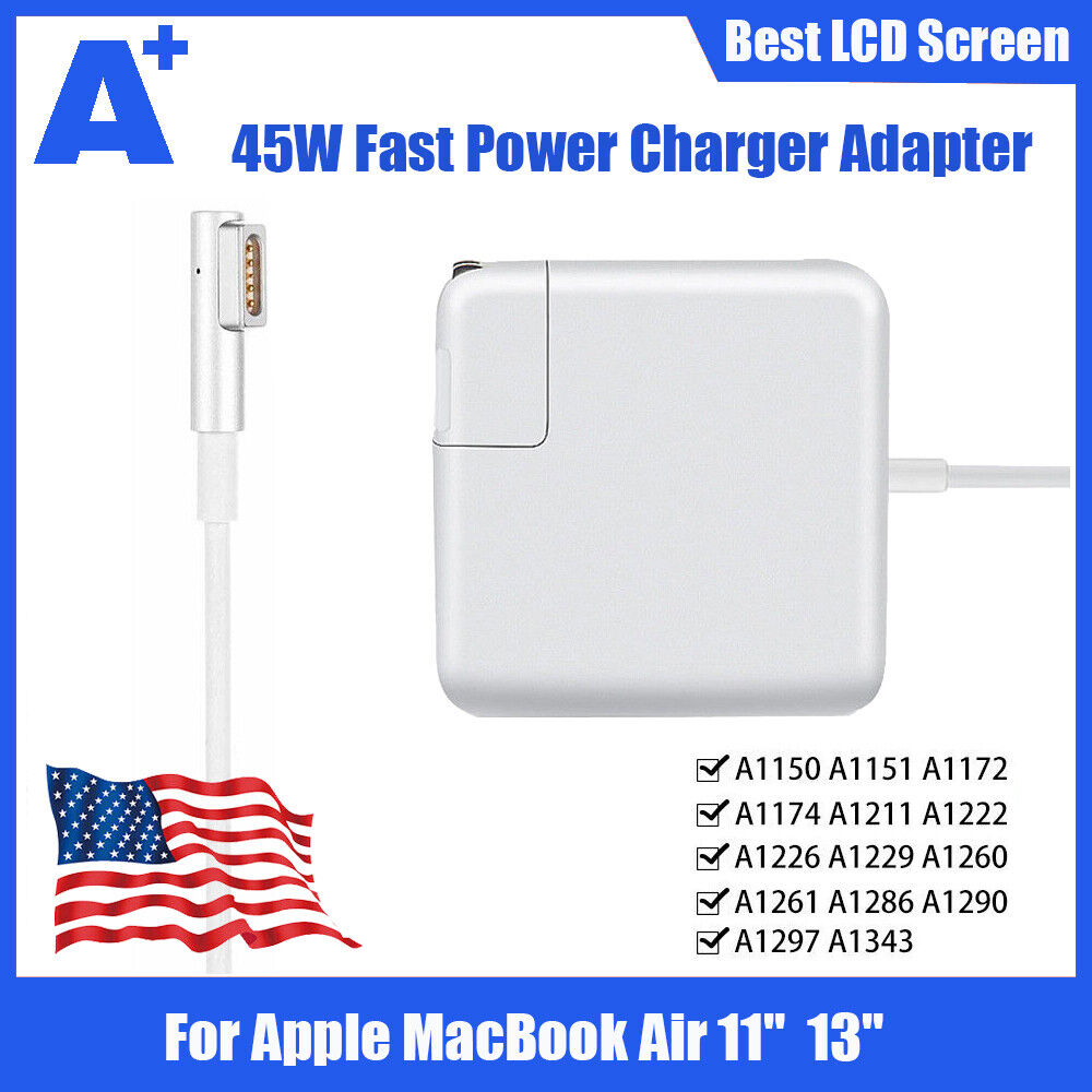 45W Power Supply Charger Adapter for Apple Macbook Air A1237 A1369 A1370 A1374