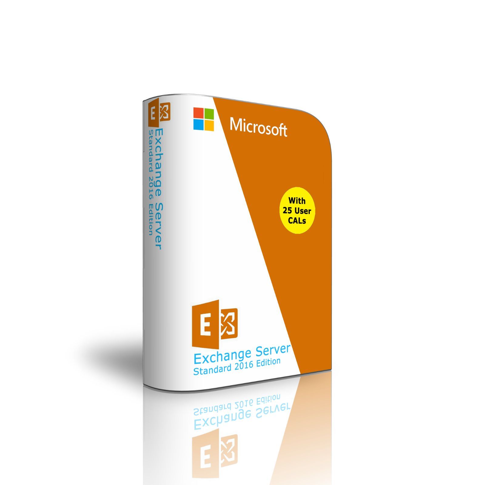 Exchange Server 2016 - Standard Edition 64 Bit Complete with 25 User CAL License