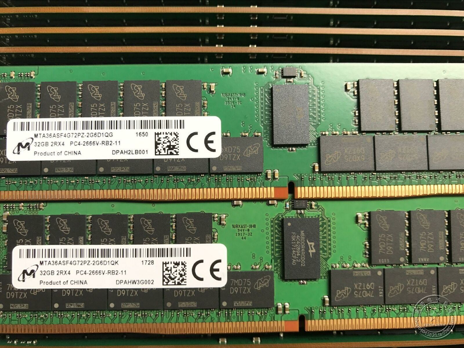 32GB Micron MT DDR4 2Rx4 2666 ECC RDIMM PC4-2666V-RB2 MTA36ASF4G72PZ-2G6D1QG RAM