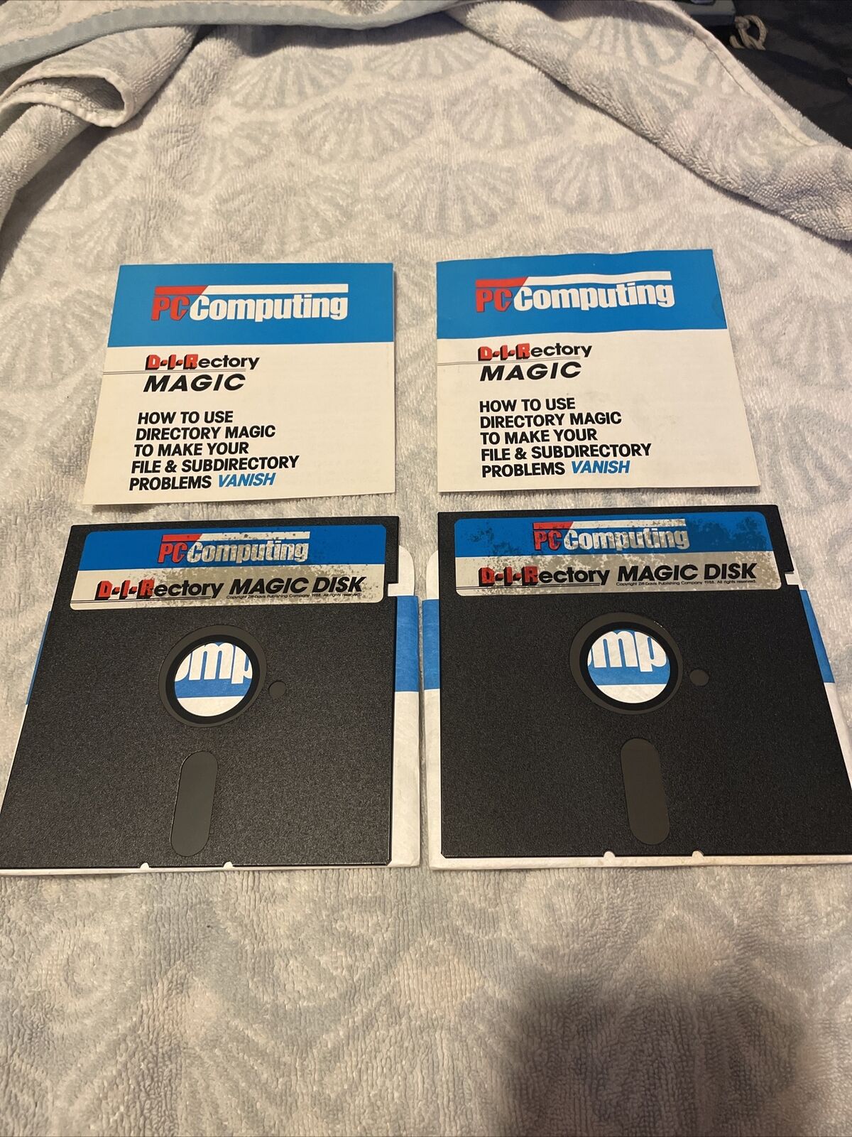 Vintage Pc Computing D-I-Rectory Magic 5.25” Floppy Disk For IBM 1988