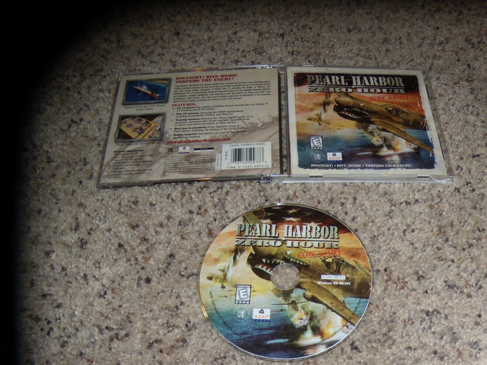 Pearl Harbor Zero Hour (PC, 2001) Near Mint Game