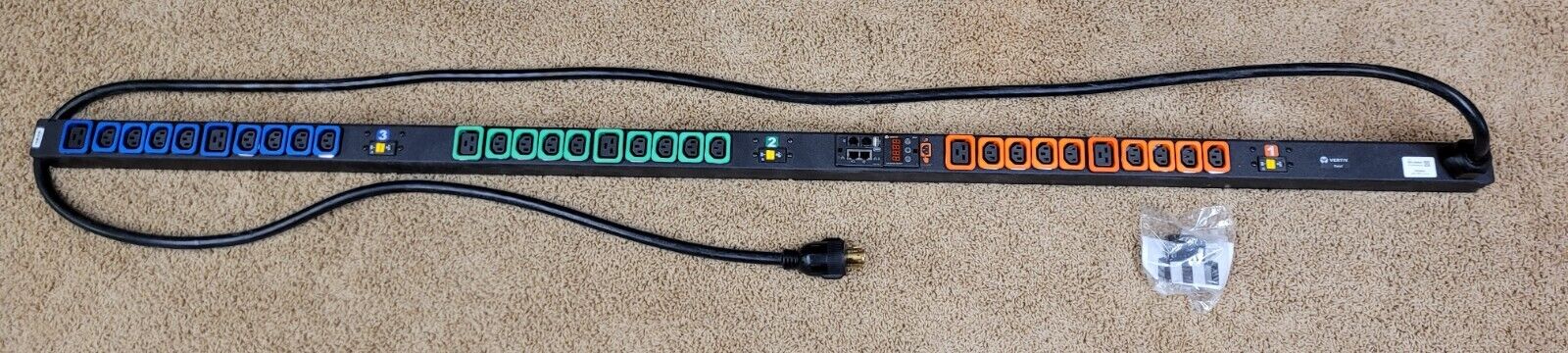 Vertiv NI30052L-Rack PDU-In/Out Monitored-Switched-[24xC13][6xC19] - L15-30P