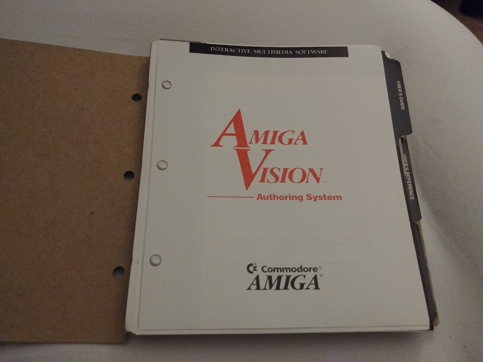 Amiga Vision Authoring System User Manual For The Amiga