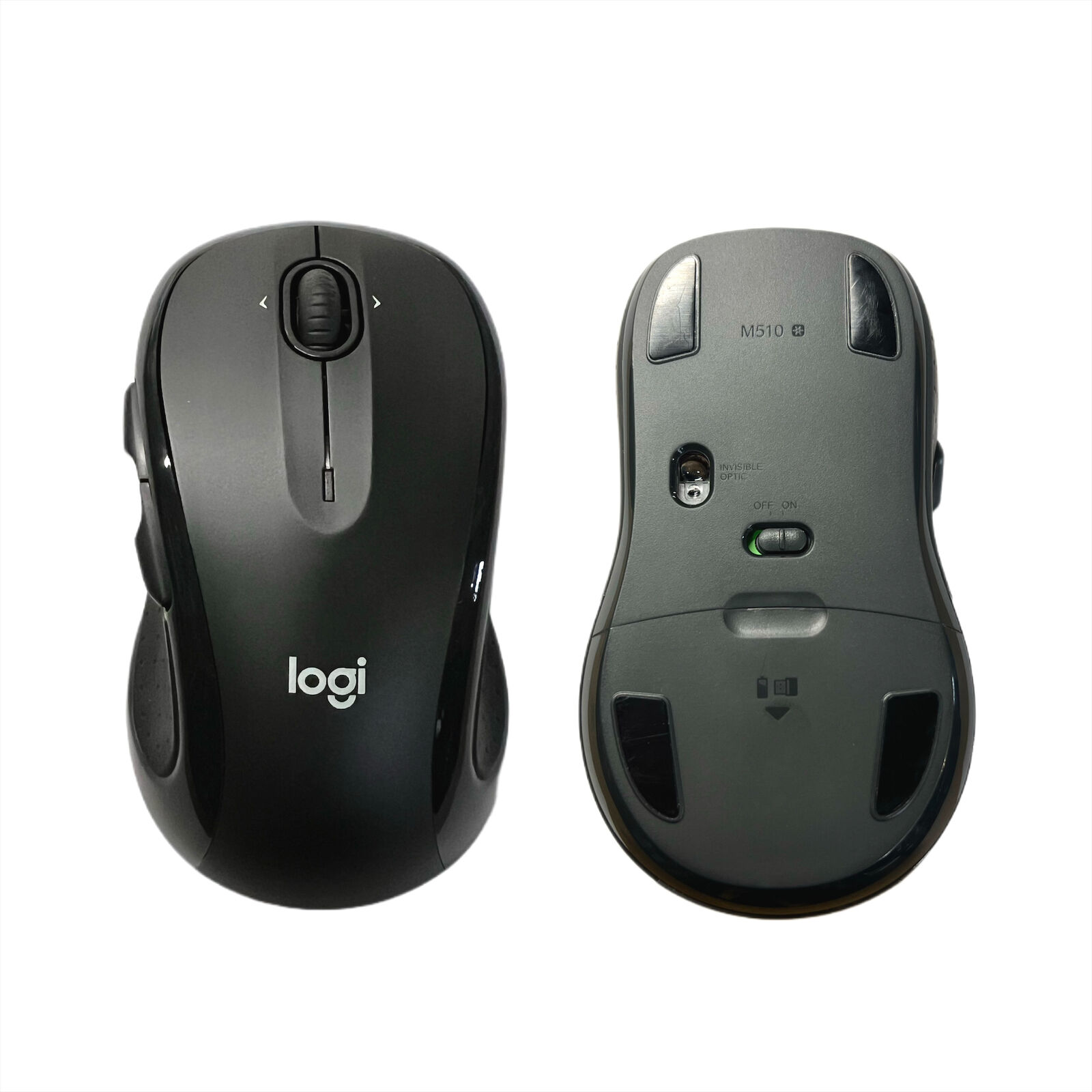 Logitech M510 Wireless Computer Mouse with USB Unifying Receiver, Graphite