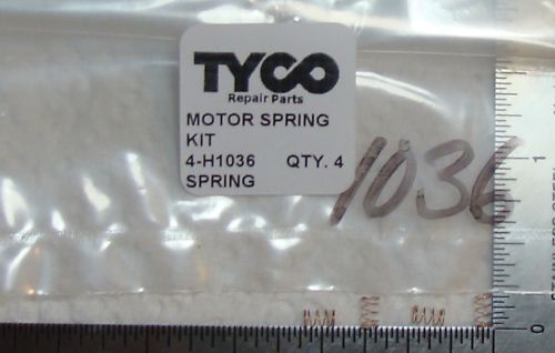 4 MOTOR SPRINGS, KIT FOR TYCO TRAINS MADE IN HONG KONG