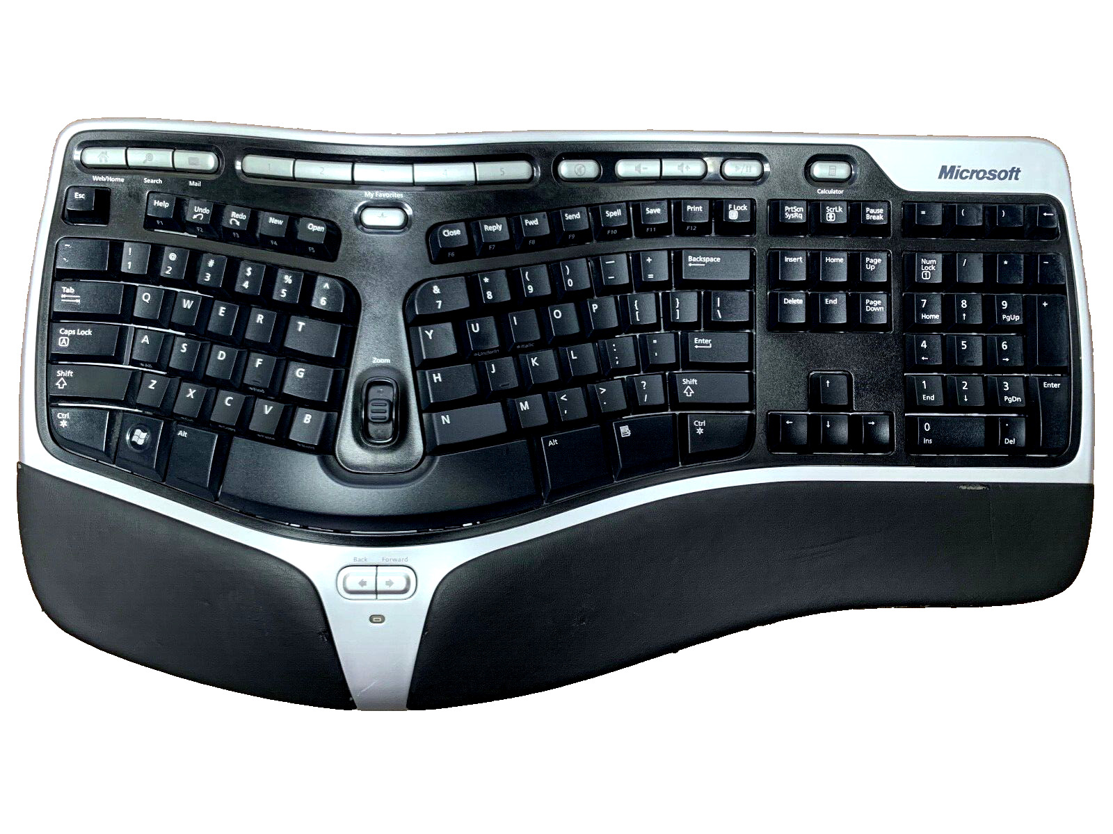 Microsoft Natural Wireless Ergonomic Keyboard 7000 No USB Dongle 