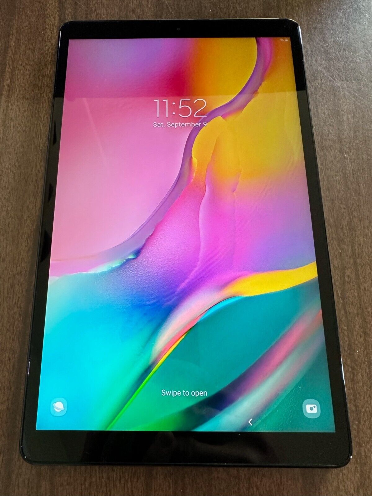 Barely Used Samsung Galaxy Tab A SM-T510 128GB Wi-Fi 10.1 in  Black (2019)