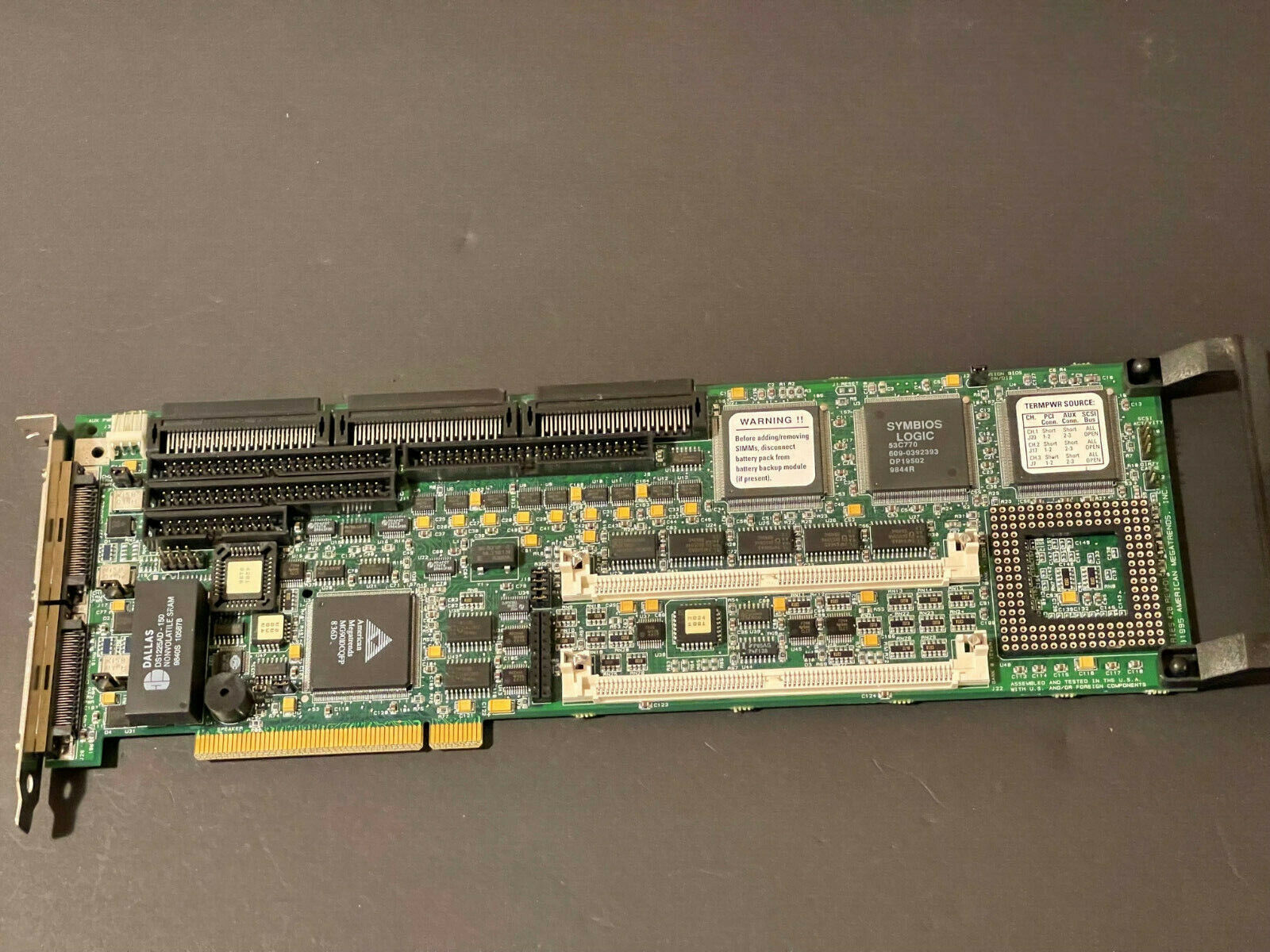 QTY-1 SERIES 428 REV-D1 AMER MEGATRENDS INC IBM PC CARD VINTAGE UOS RARE