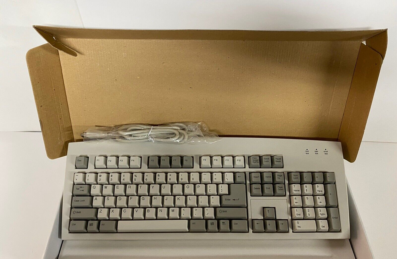 Vintage Scorpius 980n plus Mechanical USB Computer Keyboard New NOS