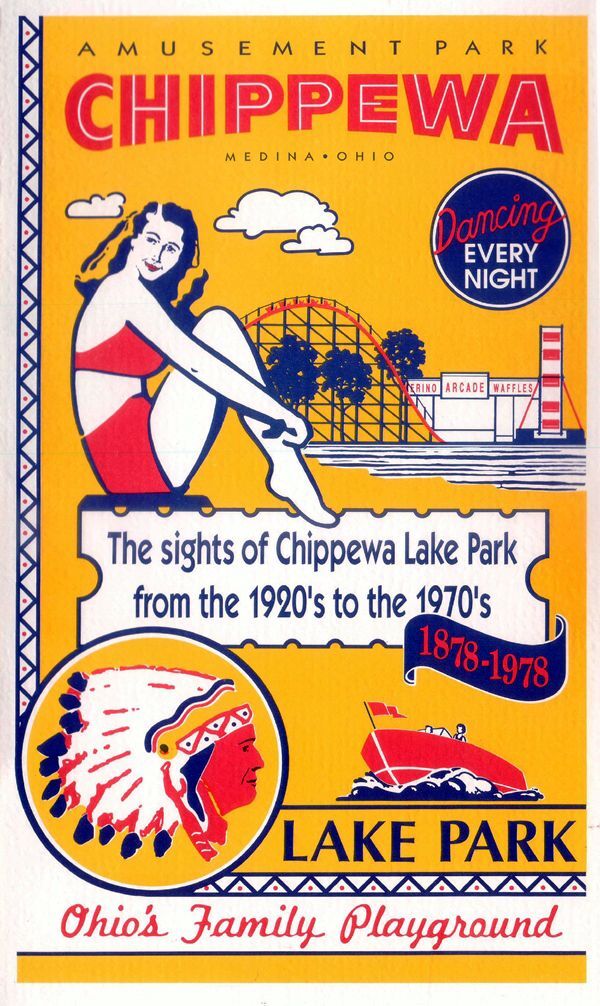 Amusement Park Chippewa Lake Park  Medina, Ohio DVD  