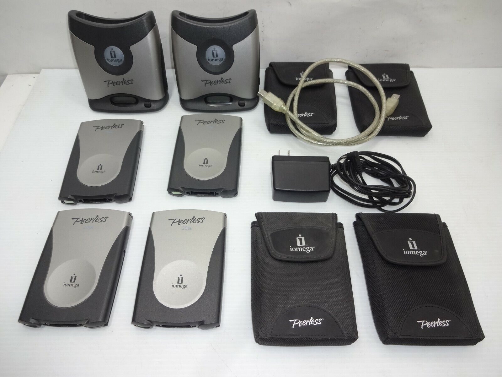 Iomega Peerless 20GB Portable Base Stations & Disks