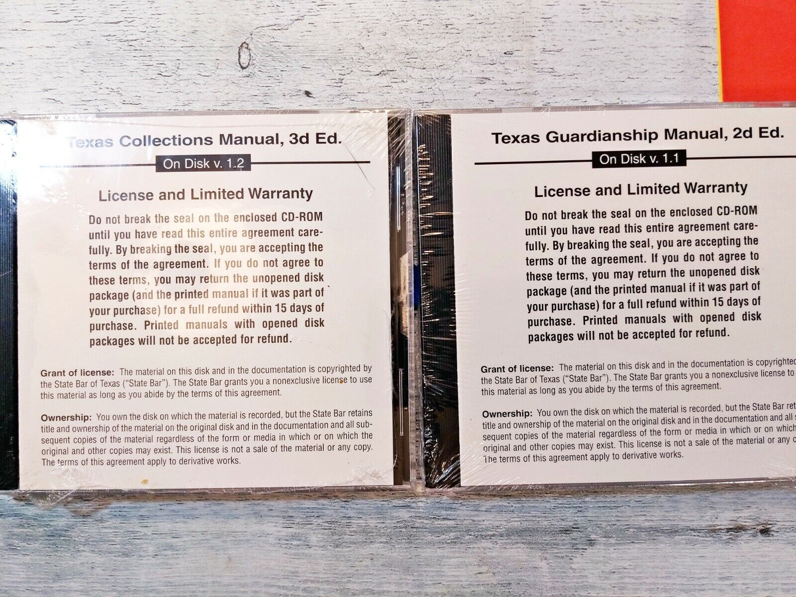 Texas Bar Books PDF on CD-Rom Set of 2: Texas Collections & Guardianship Manual 