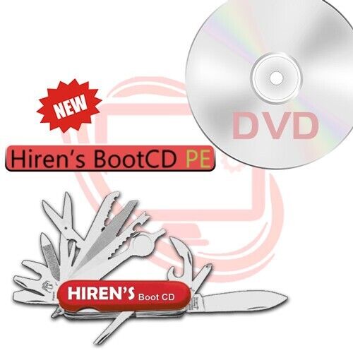 The New Hiren's BootCD PE 1.0.2 LIVE Bootable DVD Utility Toolkit