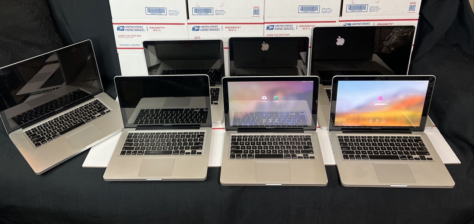 Lot Of 7 Apple MacBook Pro A1278, A1286,A1297 - AS IS/ UNTESTED