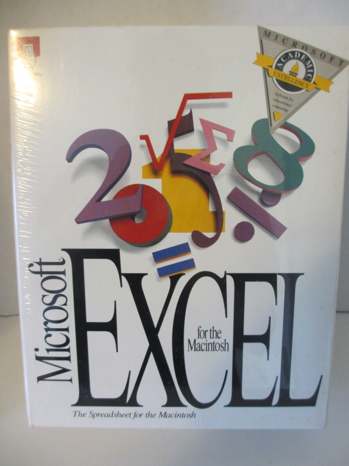 Microsoft Excel 4.0 for Macintosh, New Sealed Shrink Wrap