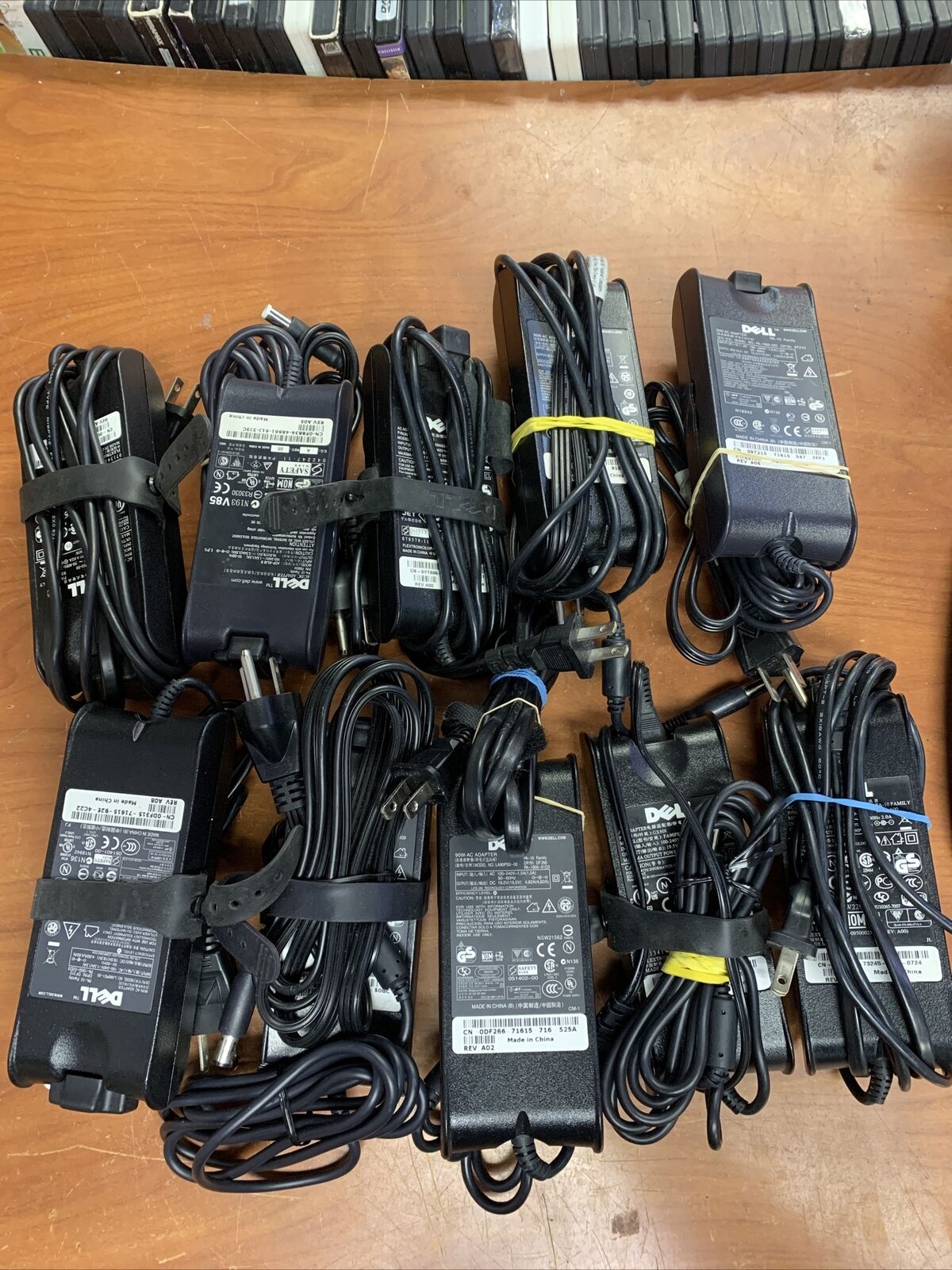 10x Lot Genuine OEM Dell 90W 19.5v Laptop AC Power Supply Adapter Charger 