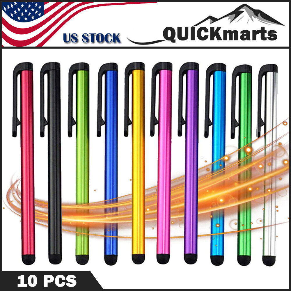 10Pcs Pencil Stylus For iPad iPhone Samsung Galaxy Tablet Phone Pen Touch Screen