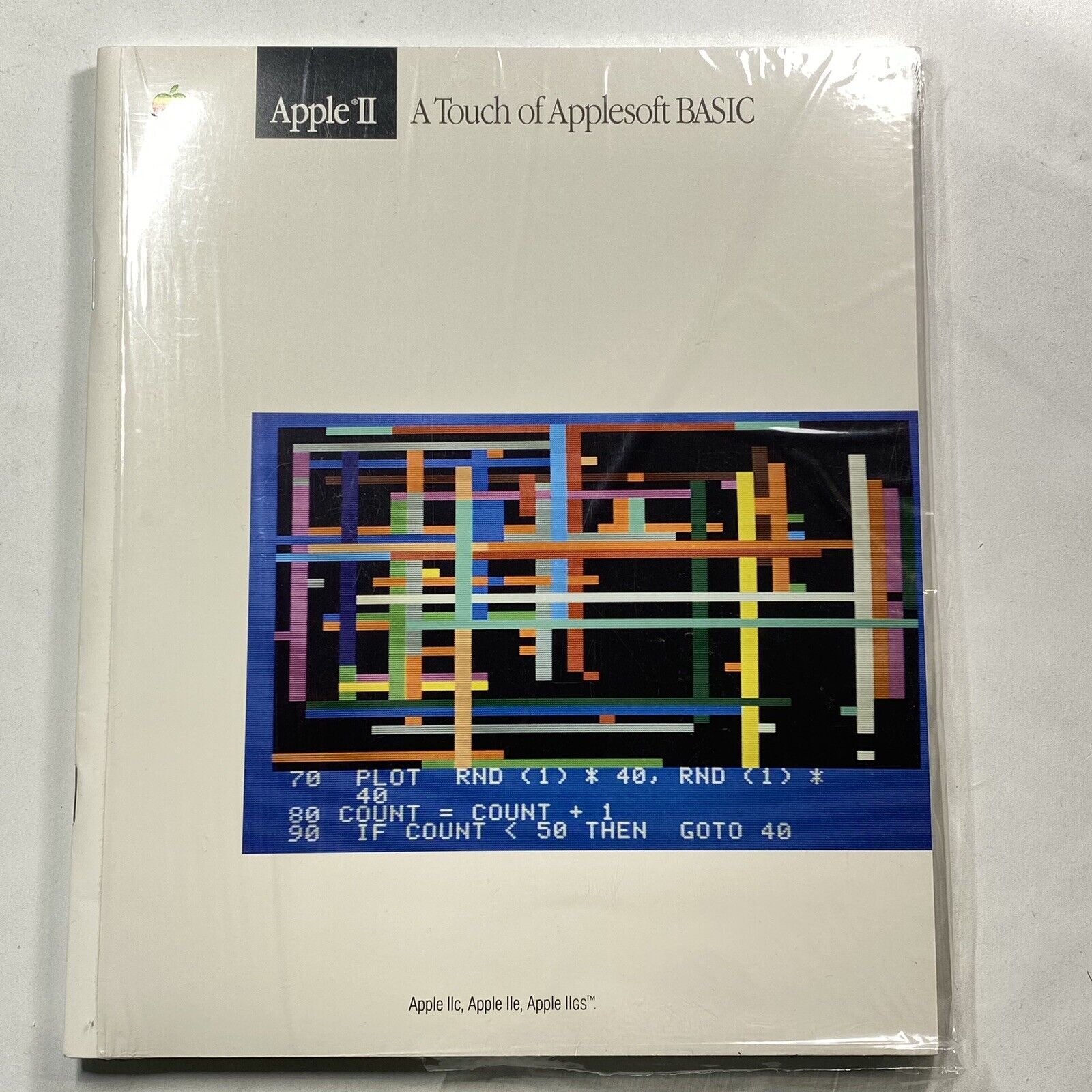 Vintage Apple Manuals: 1986 Apple II A Touch of Applesoft BASIC Factory Sealed