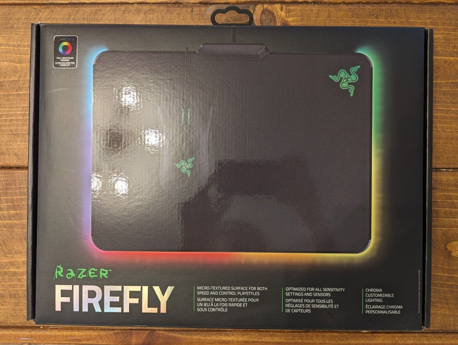 Razer Firefly Chroma Custom Lighting Hard Gaming Mouse Pad