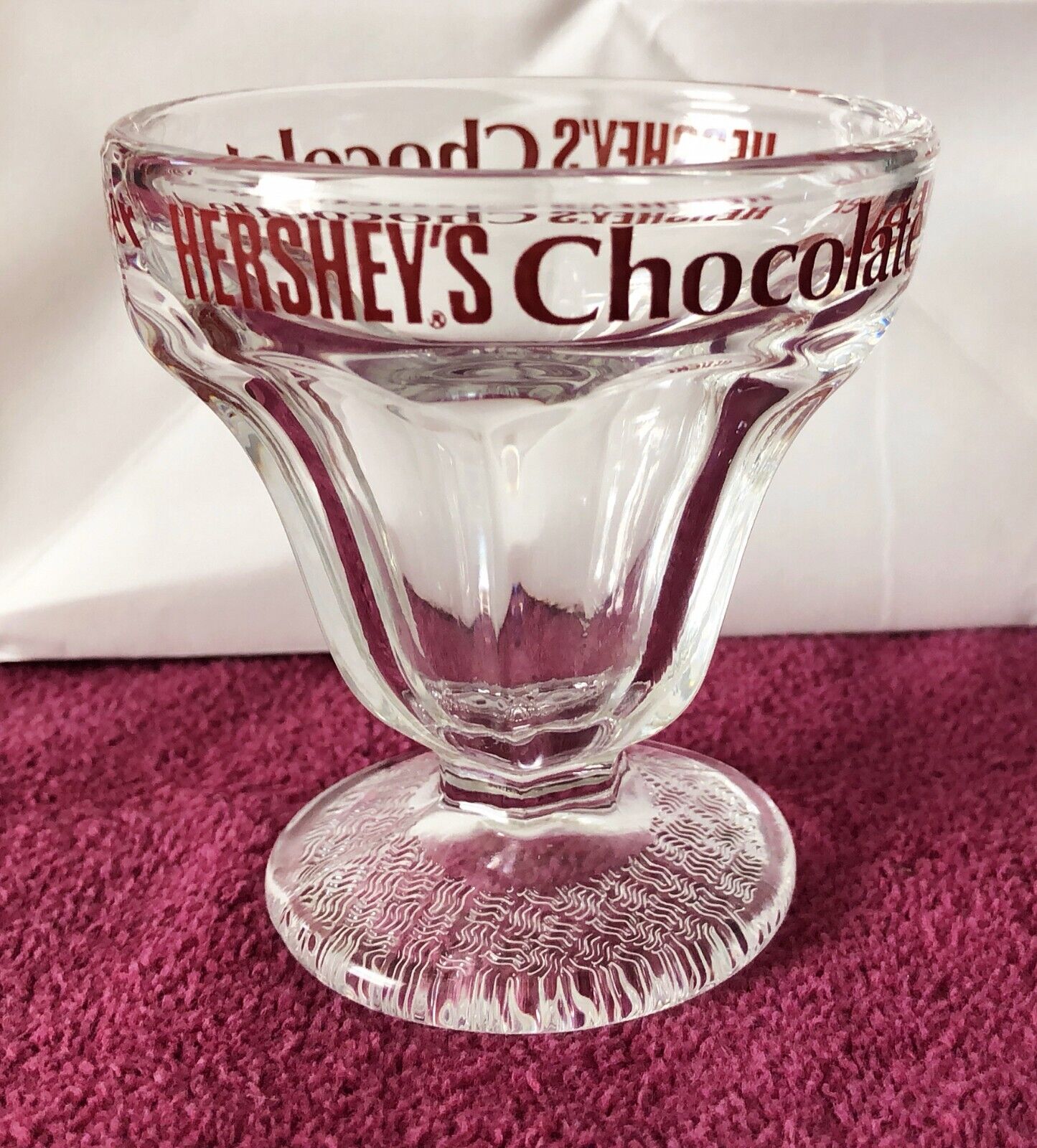 Vintage Hershey\'s Chocolate Lover Ice Cream Dish