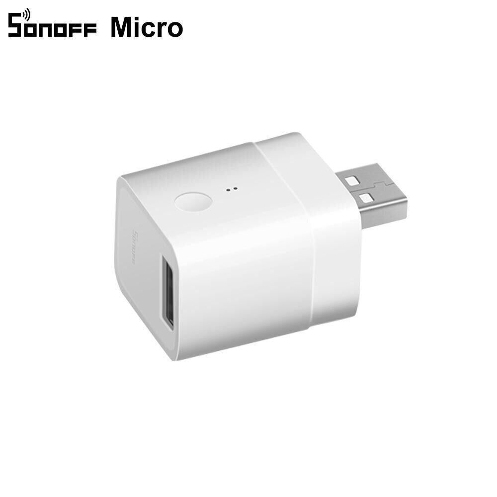 SONOFF Micro 5V-Wireless USB Smart Adaptor Wifi Mini USB Power Adaptor Switch UK