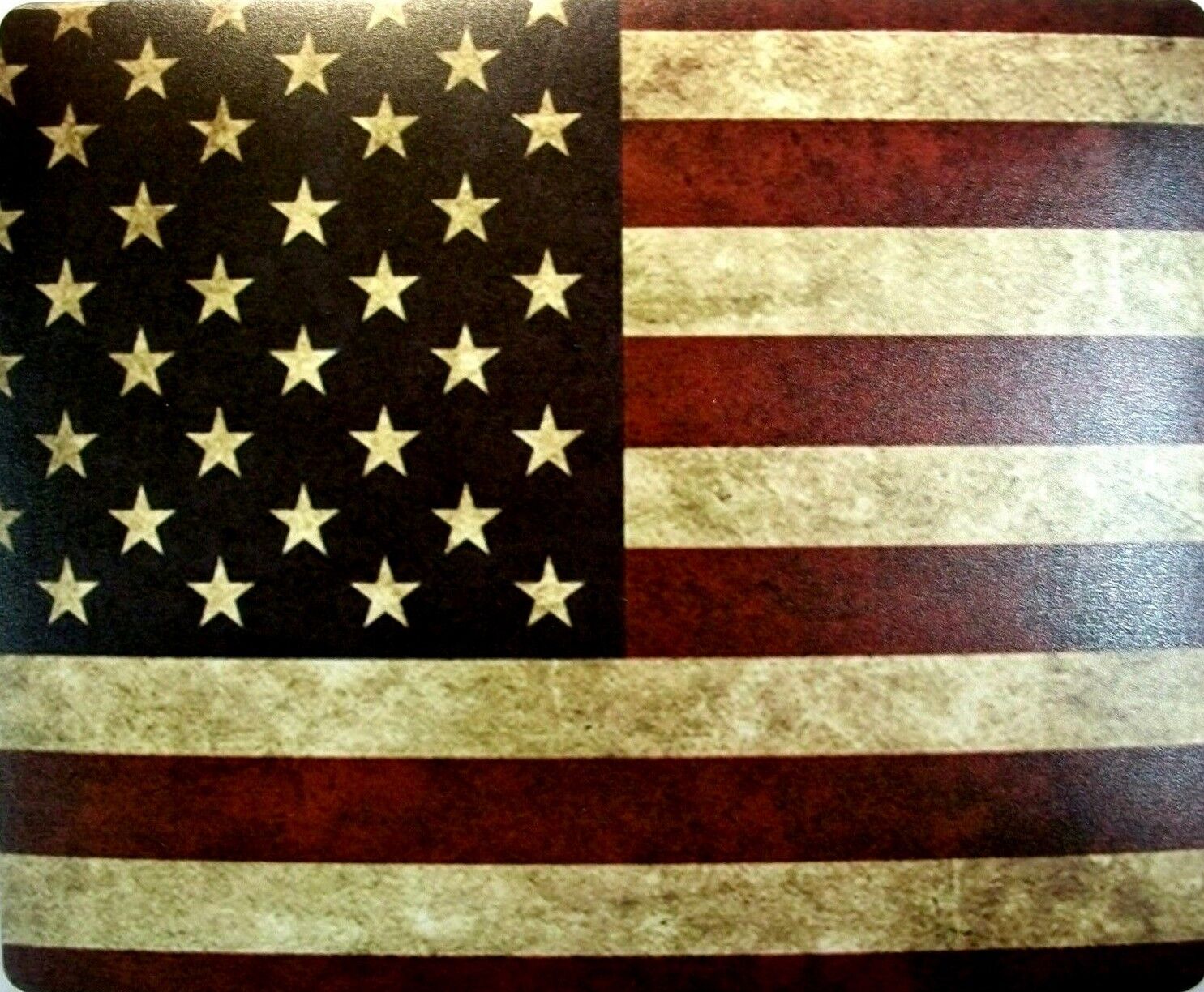 Rustic American Flag Mouse Pad