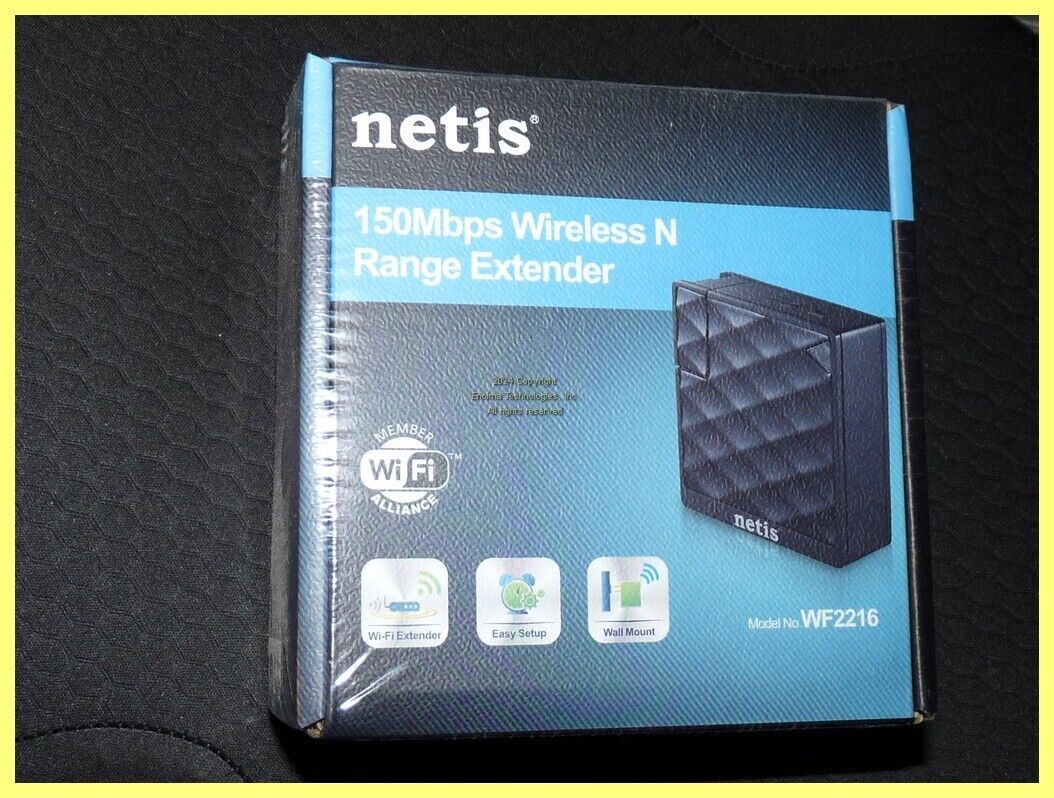 NEW SEALED NETIS WF2216 WIRELESS N150 PORTABLE RANGE EXTENDER ACCESS POINT