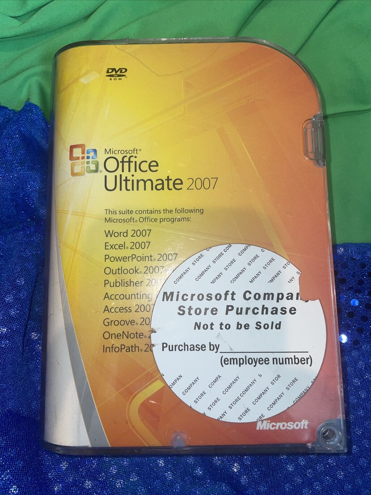 MS Microsoft Office 2007 Ultimate Full English Retail Version DVD complete