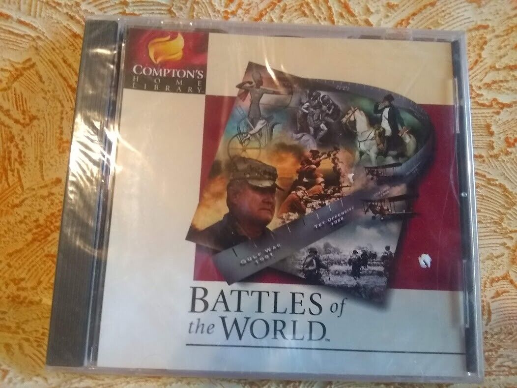 1996 PC CD Rom Battles Of The World Library History Of War New Sealed
