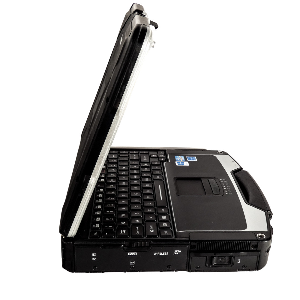 Black Panasonic Toughbook CF-31 2.9 500SSD 8gb LTE GPS DVD\RW WIN 7/10  ATI WOW