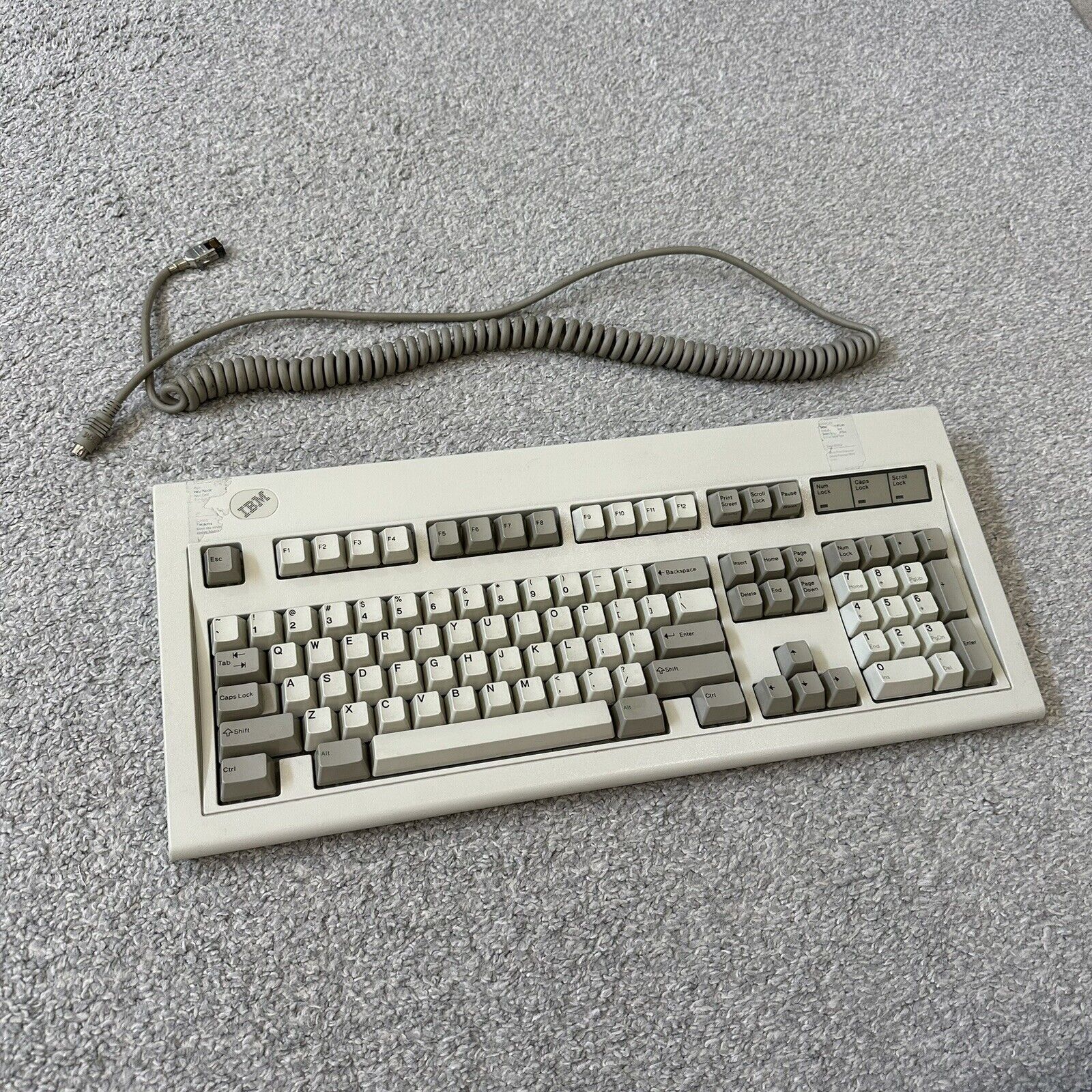 Vintage IBM Corp 1984 1992 Model M Mechanical Clicky Keyboard 1391401