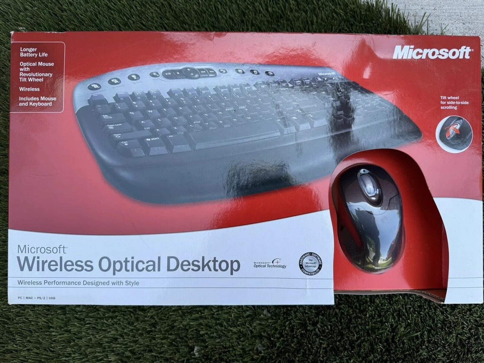 Microsoft Wireless Optical PC/MACDesktop Keyboard and Mouse 1006/1008/1019