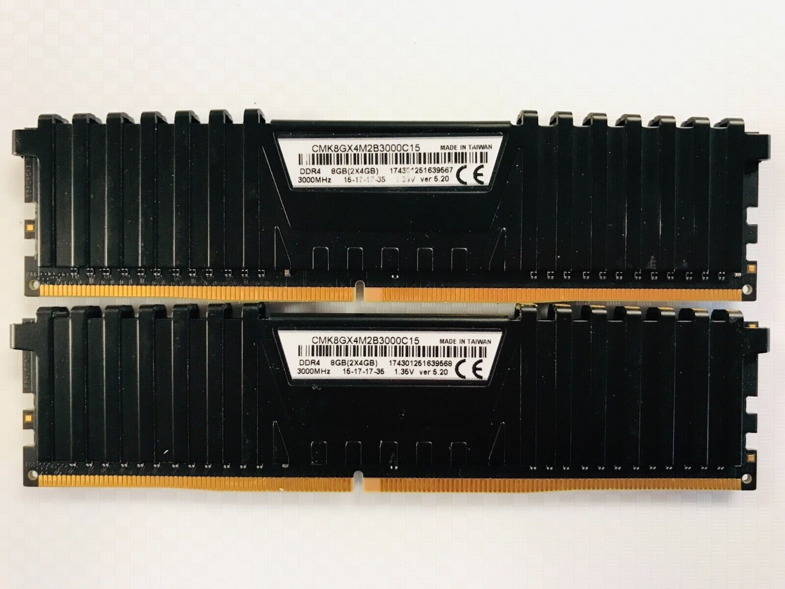 Corsair Vengeance LPX 8GB (4GBx2) DDR4 3000MHz RAM (CMK8GX4M2B3000C15)