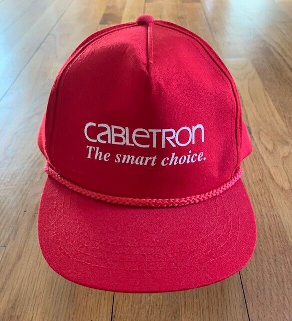 Vintage Cabletron Systems Hat Cap - Defunct 1980s 1990s Technology Company- NOS