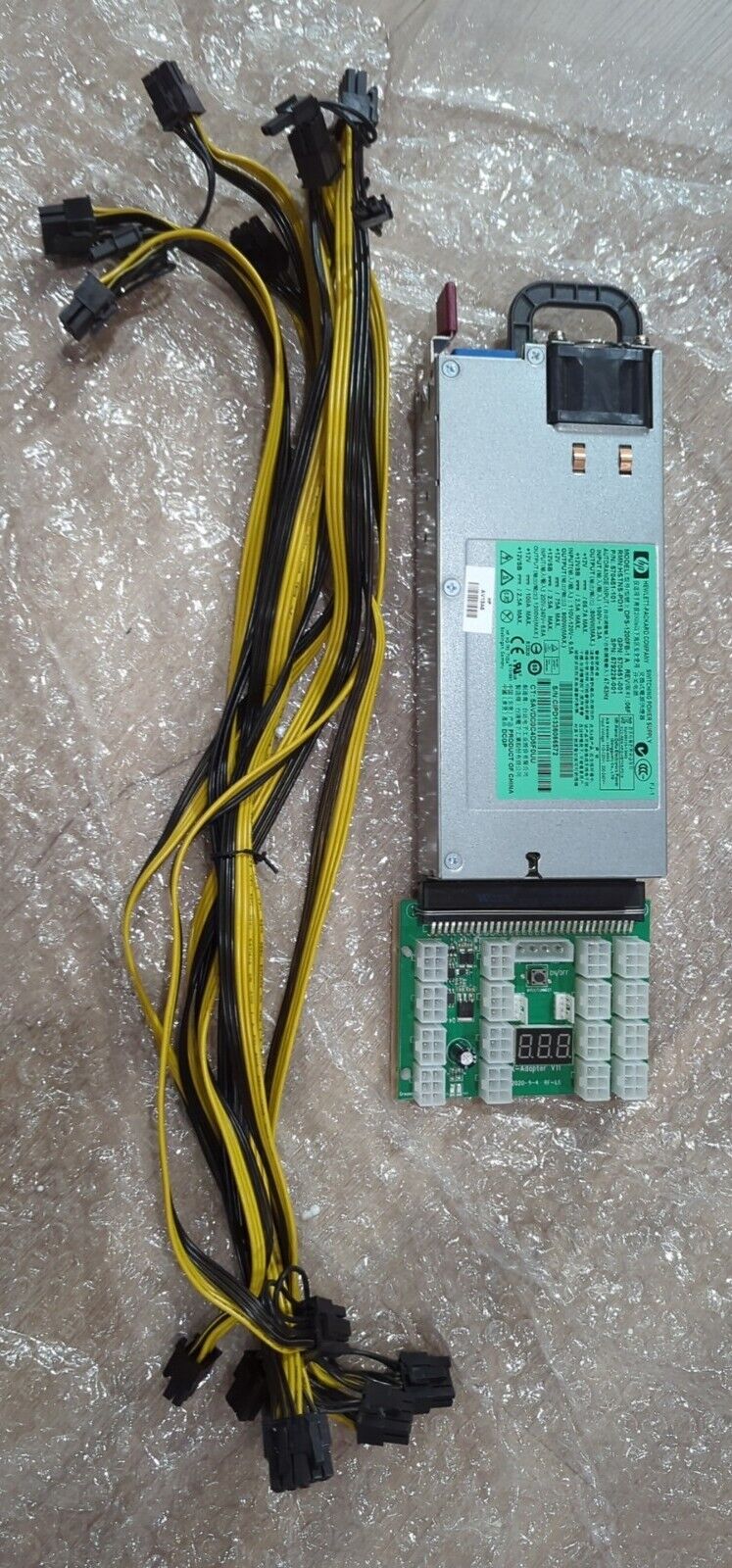 High-Quality 900-1200W HP PSU 94% Energy-Efficiency and Breakout Board: X11 16