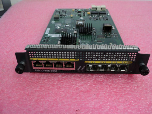 Cisco SSM-4GE 4-Port SFP / RJ45 Gigabit Security Services Module ASA 5500 Tested