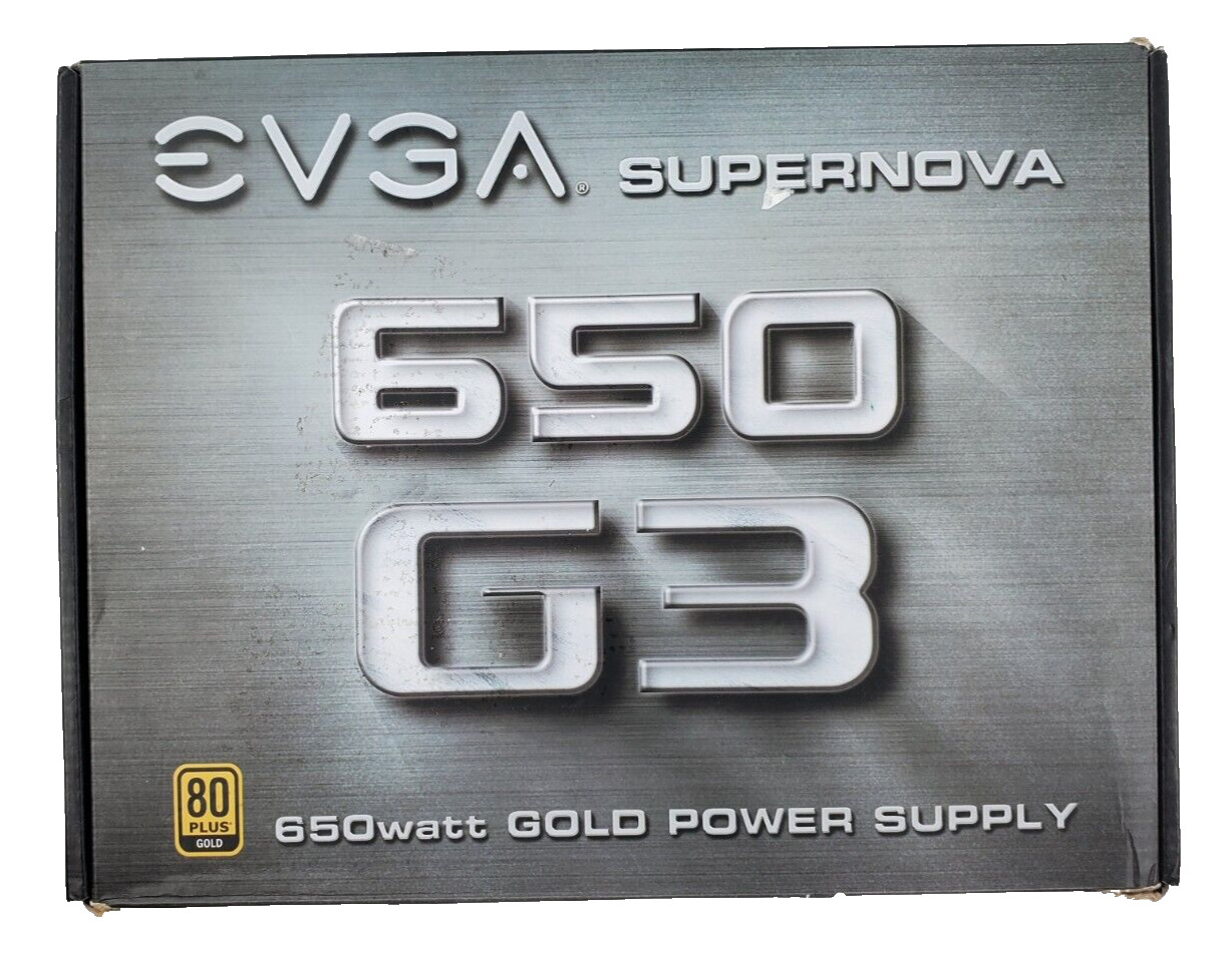 EVGA SuperNOVA 650 G3, 80 Plus Gold Power Supply