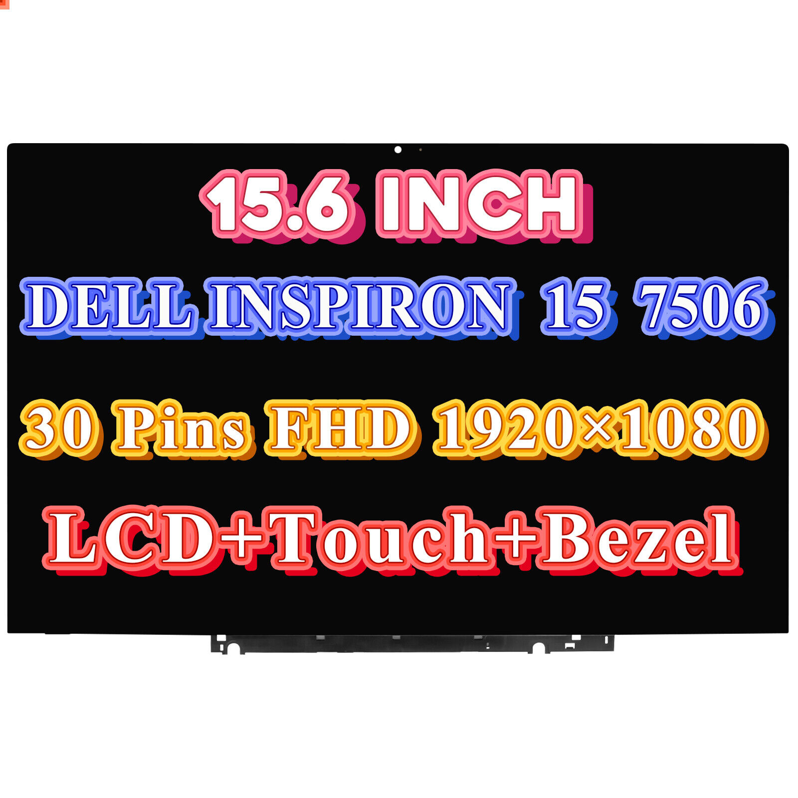 New Dell Inspiron 7500 2-in-1 OEM LCD 15.6\