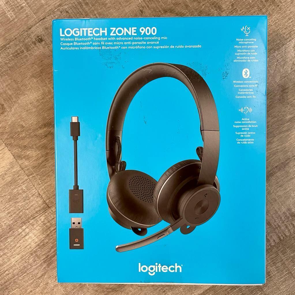 Logitech Zone 900 Wireless Bluetooth Noise Canceling Over-Ear Headset (Open Box)