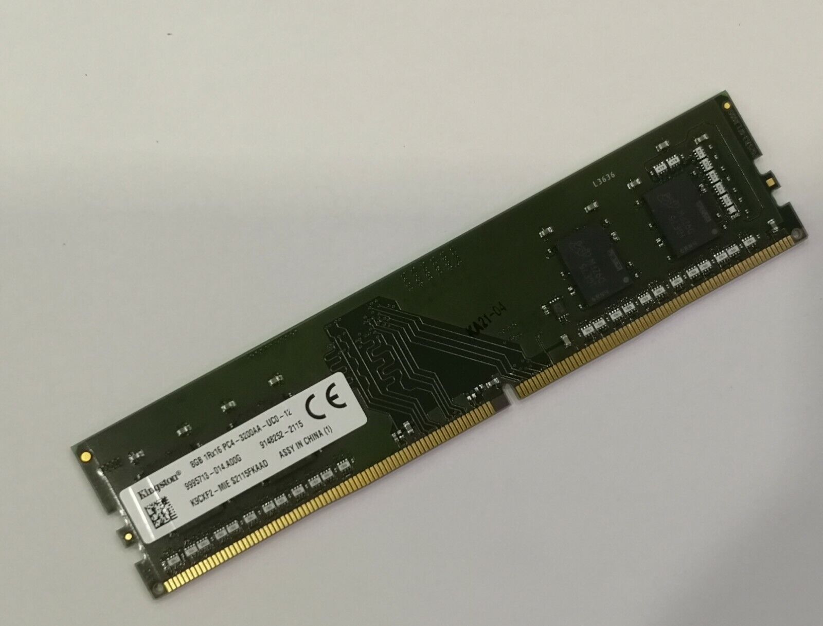 Kingston  8GB DDR4 3200MHz Desktop RAM  1Rx16 PC4-3200AA-UC0-12 Original DIMM