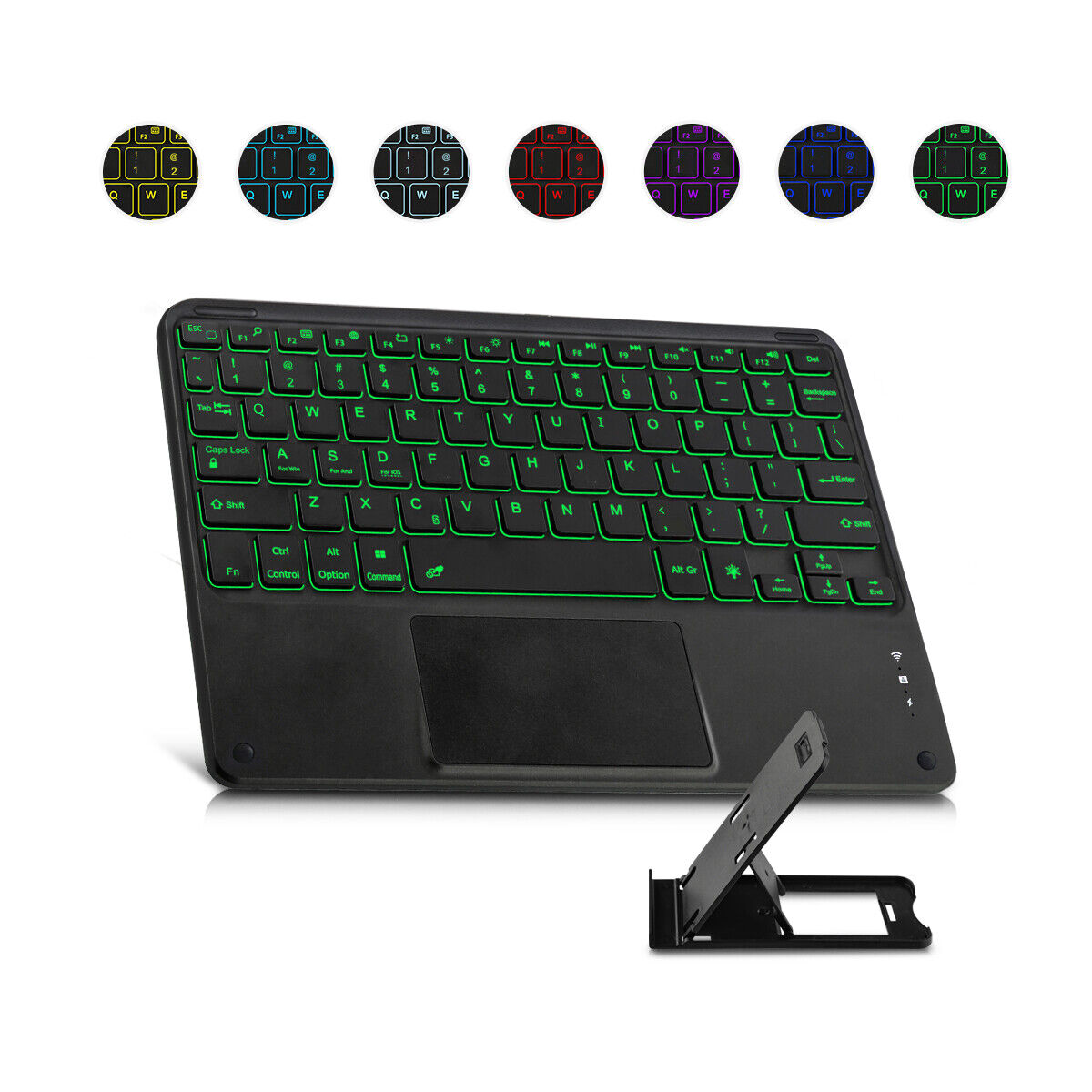 Wireless Bluetooth Backlit Keyboard Trackpad for Android tablet/Windows tablet