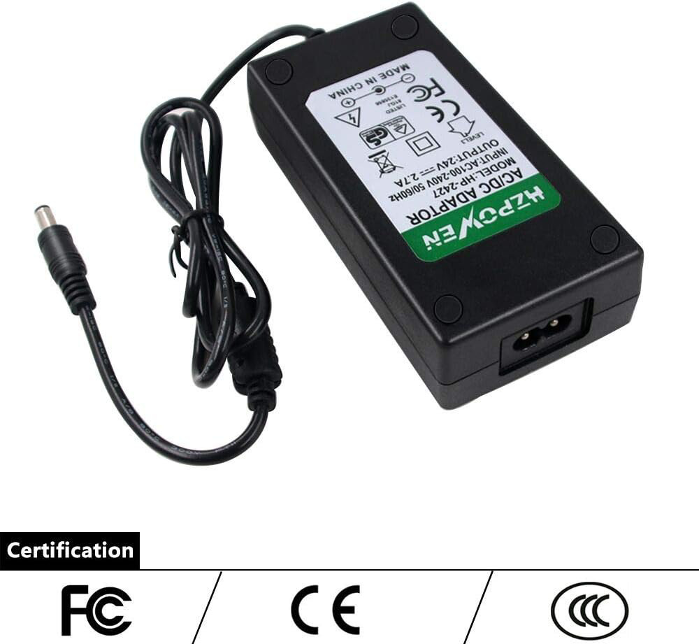 24V AC Adapter Replacement for FUJITSU Image Scanner FI-Series fi-7160 fi-7180 f
