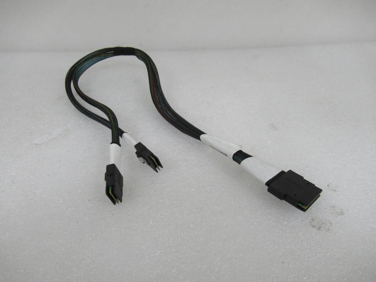 New HP 805326-001 Proliant DL580 Gen9 Y-Split Wide SAS To X2 Mini Sas Cable