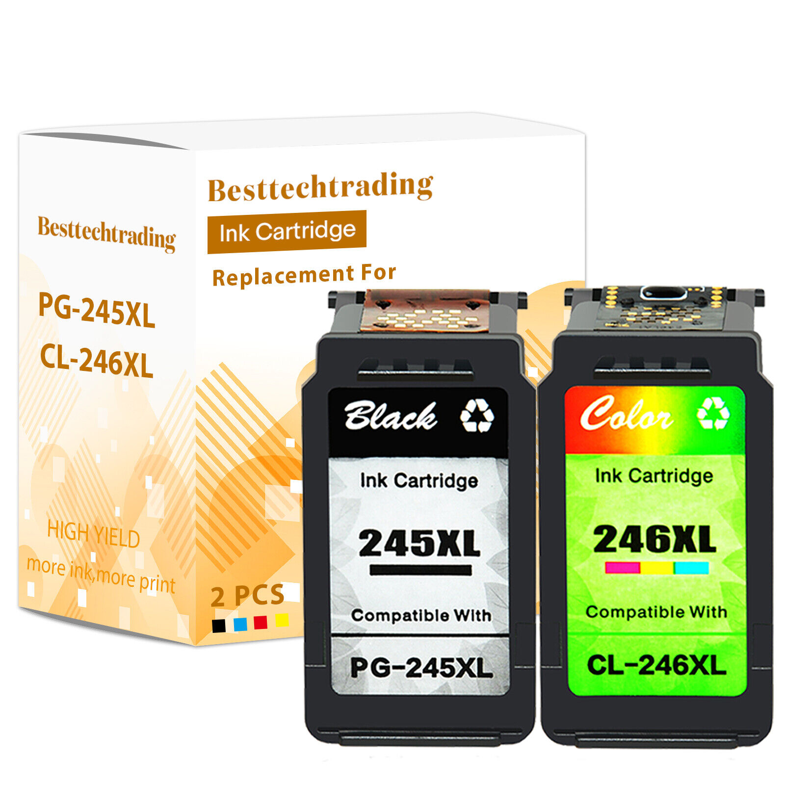 PG-245XL CL-246XL high yield ink cartridge for Canon Pixma TS3322 TS202 TR4522
