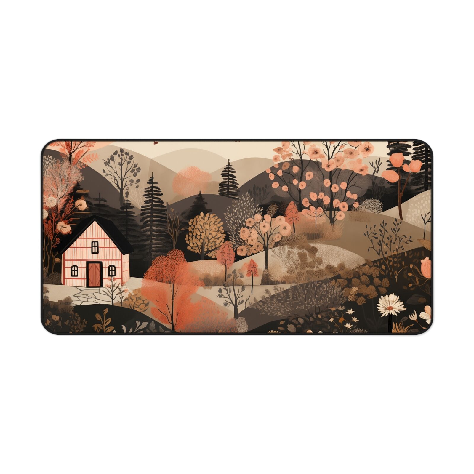 Cottagecore Deskmat - Aesthetic Mouse Pad, Cute Design, Witchy Home Decor